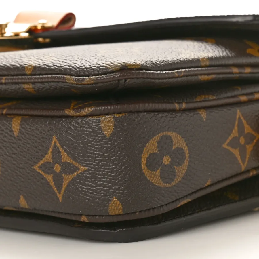 Louis Vuitton Pochette Metis East West PM Monogram Canvas Gold Hardware