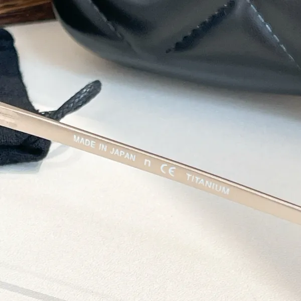 CHANEL round frame glasses silver color SIZE50口19-140 - Image 6