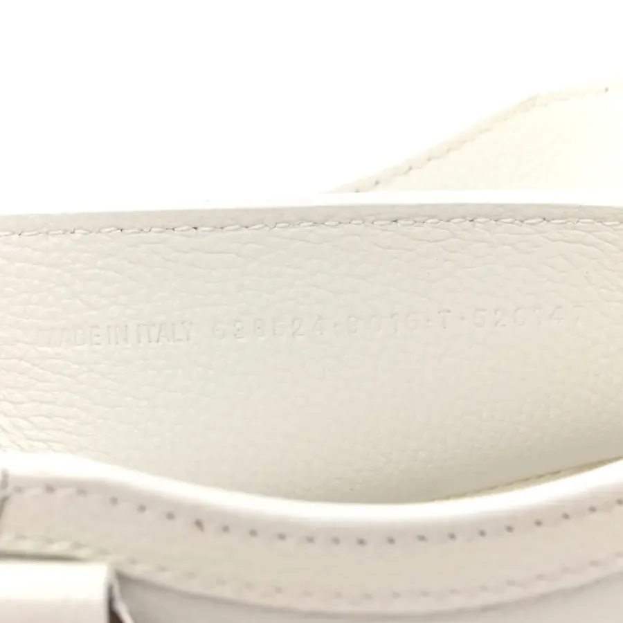 Balenciaga S Neo Classic City Bag Chalky White Grained Calfskin Leather Silver Hardware