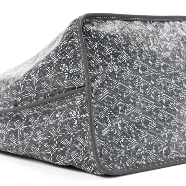 Goyard Reversible Anjou Tote GM Grey Goyardine Canvas - Image 5