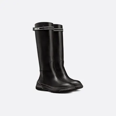 Dior black long boots