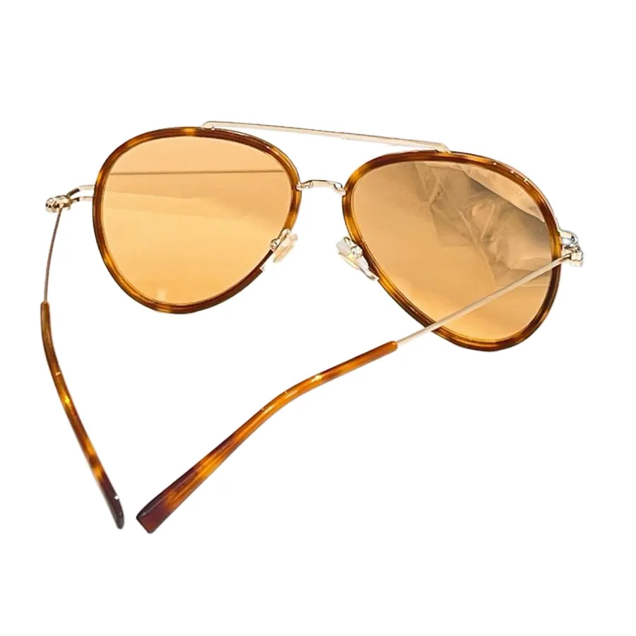 Gucci Pilot glasses leopard orange/black silver/green red/grey/green/blue/leopard color Size 56口15-145