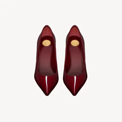 Yves Saint Laurent Red patent heels