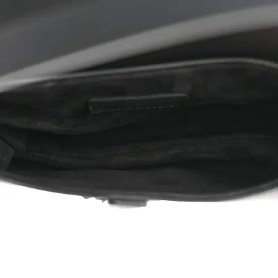 Dior Mini Saddle Bag Black Ultra Matte Calfskin Leather Matte Black Hardware