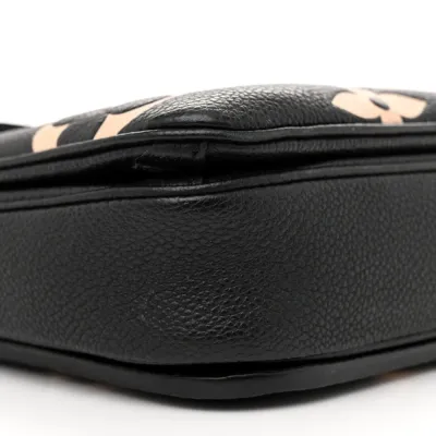 Louis Vuitton Pochette Metis PM Black/Beige Giant Monogram Empreinte Leather Brass Hardware