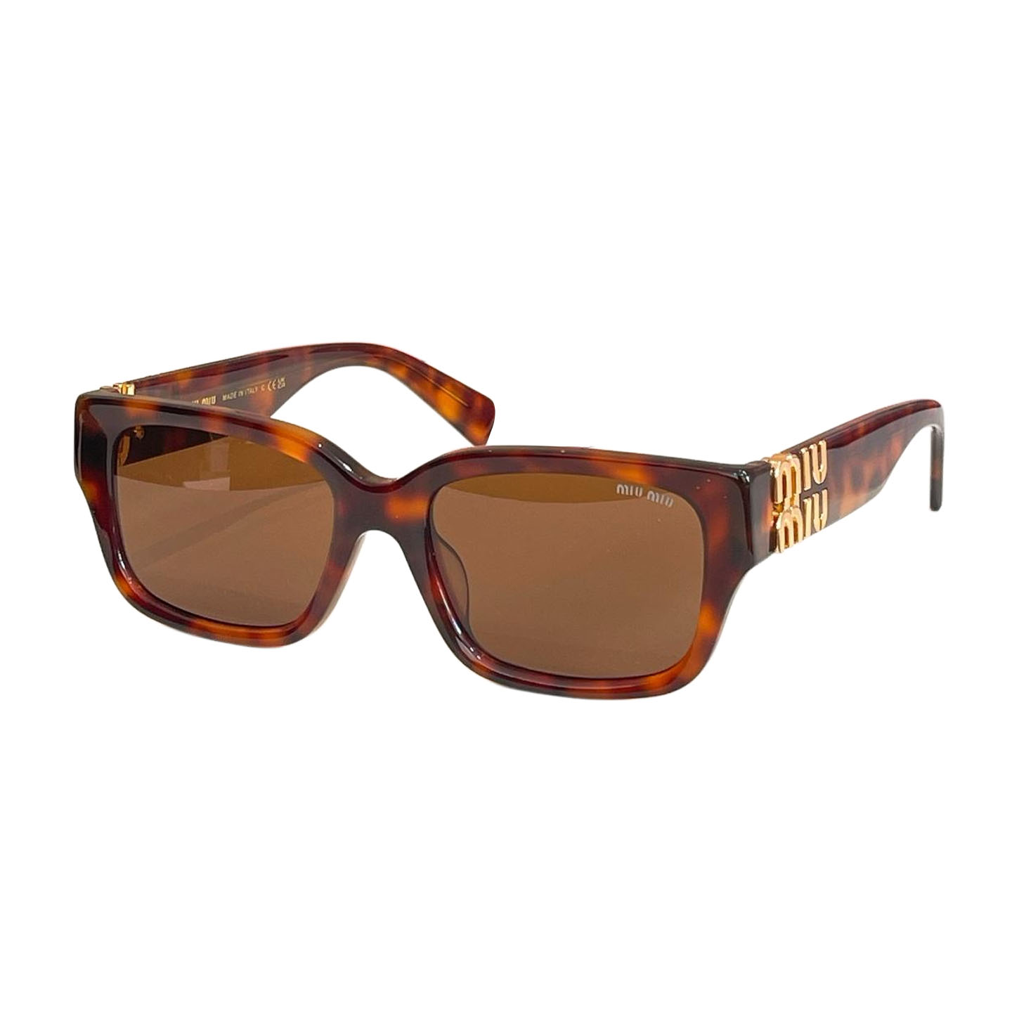 Óculos de armação quadrada Miu Miu leopardo marrom/branco/berinjela/preto/rosa/fulvo/leopardo azul Tamanho 55口19-140