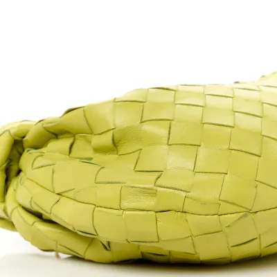 Bottega Veneta Mini Intrecciato Jodie Kiwi Nappa Leather