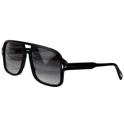 Tom Ford Pilot glasses transparent black/blue black/black/yellow black/black sepia/grey blue/leopard brown/citron leopard color Size 60口18-140