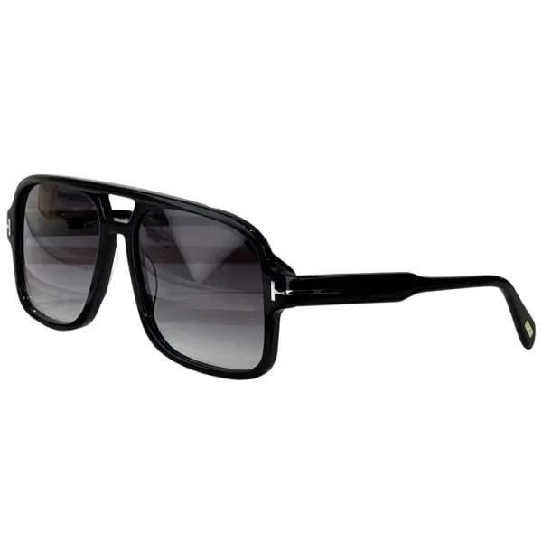 Tom Ford Pilot glasses transparent black/blue black/black/yellow black/black sepia/grey blue/leopard brown/citron leopard color Size 60口18-140 - Image 3