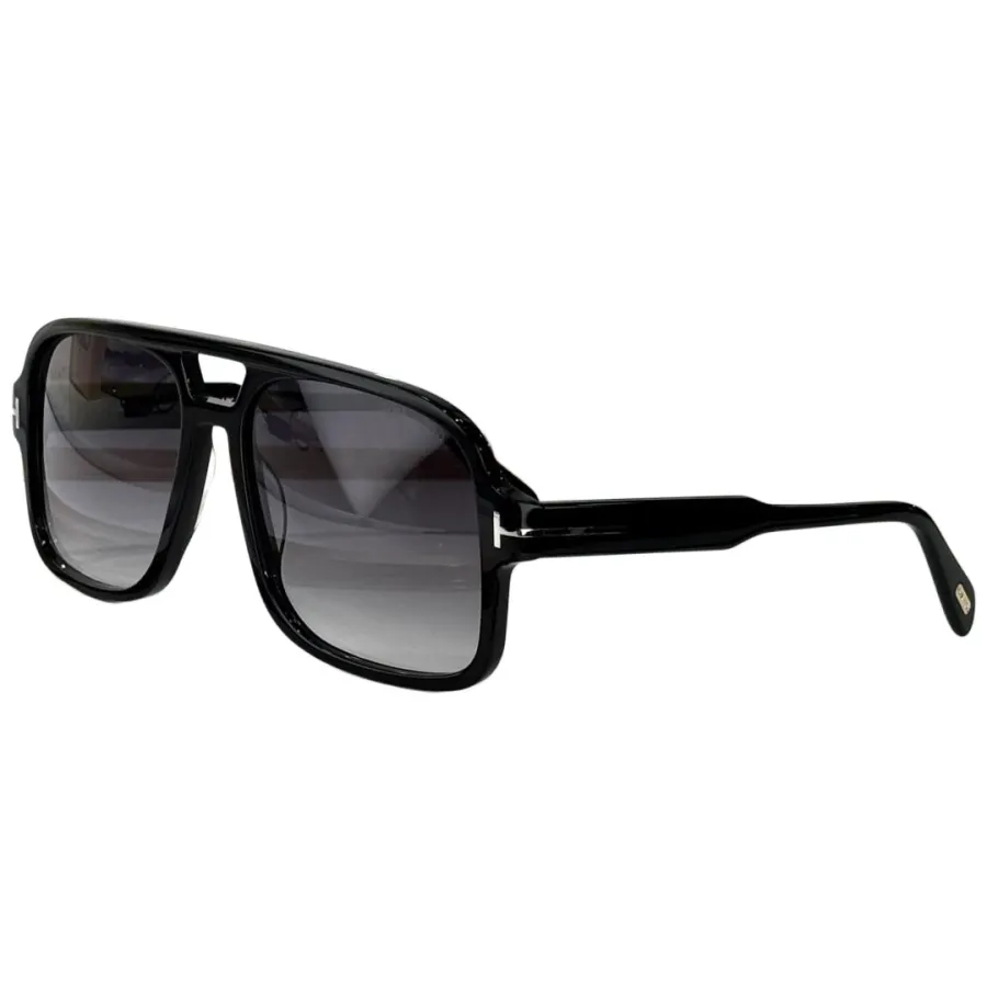 Tom Ford Pilot glasses transparent black/blue black/black/yellow black/black sepia/grey blue/leopard brown/citron leopard color Size 60口18-140