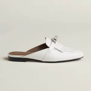 HERMES Oz Mule white Slippers