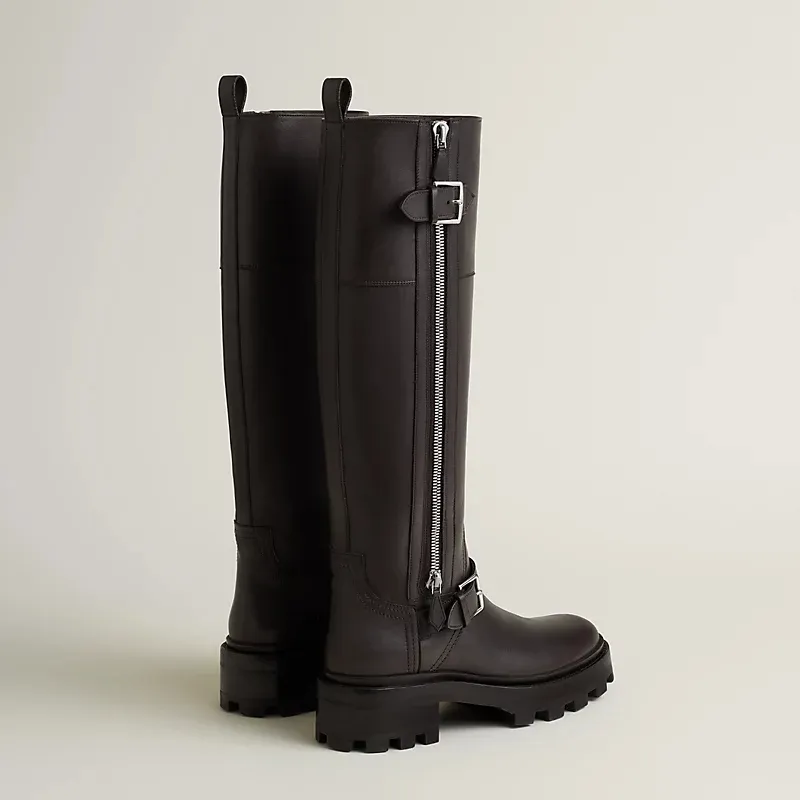 HERMES Jaime Brown boots