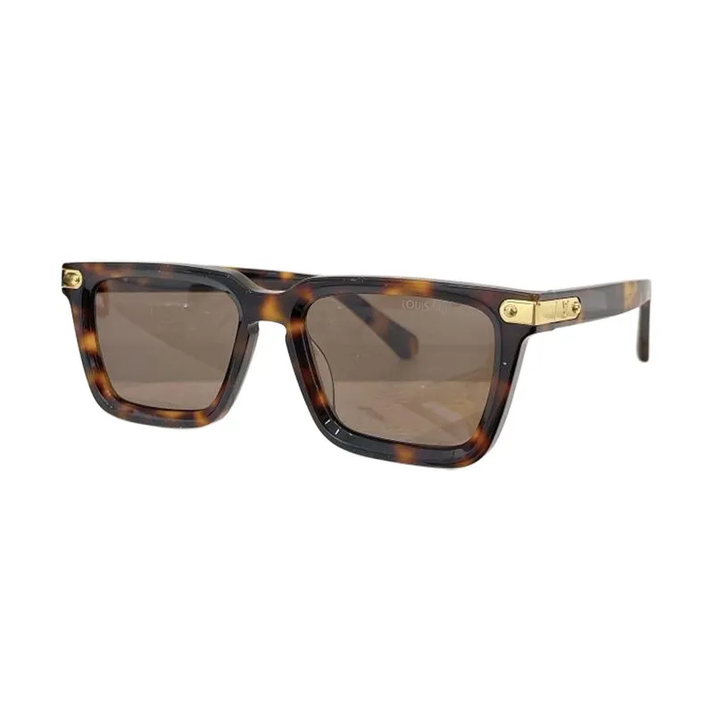 Louis Vuitton square frame glasses green/black/blue/grey/brown/leopard/eggplant/orange blue color Size 54口19-145
