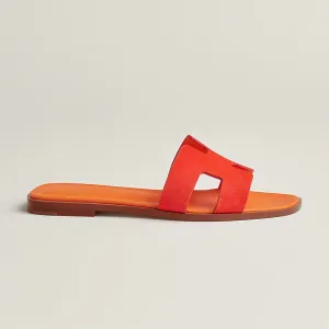 HERMES Oran orange Slippers