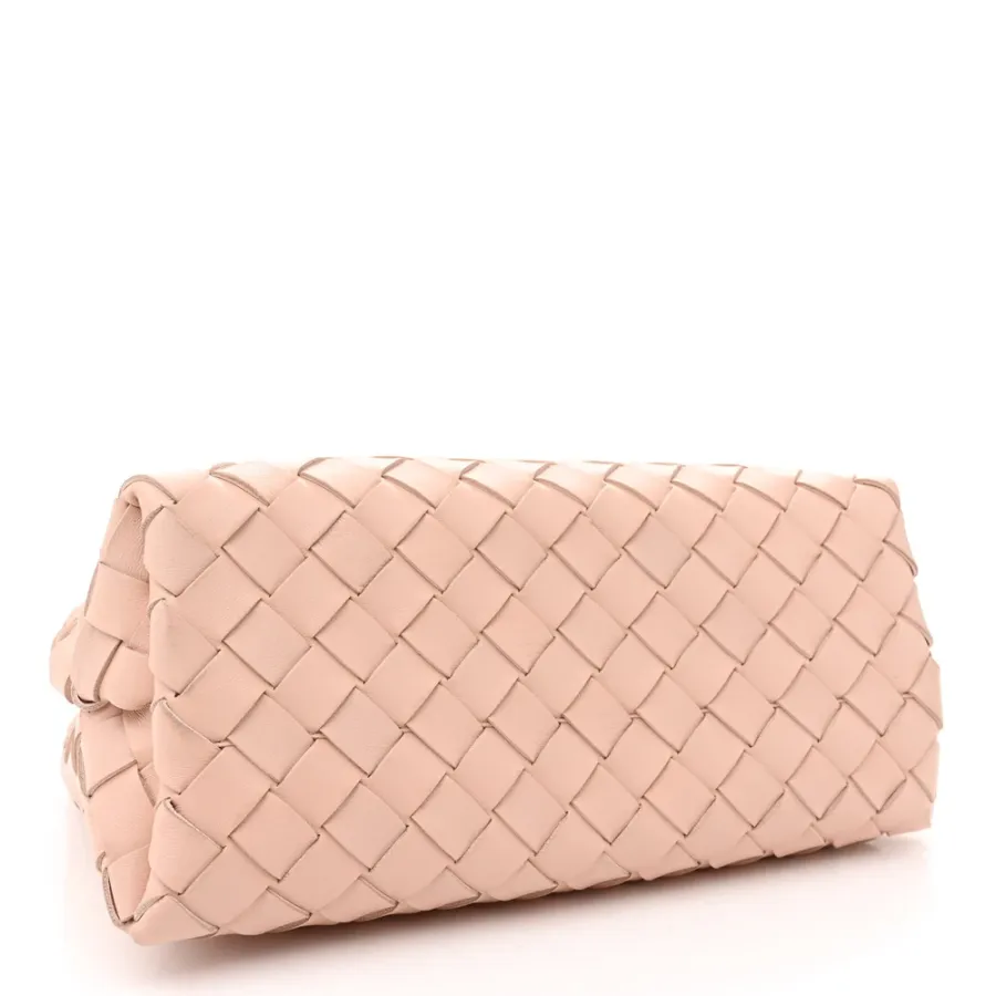 Bottega Veneta Small Intrecciato Andiamo Shoulder Bag Nude Nappa Leather