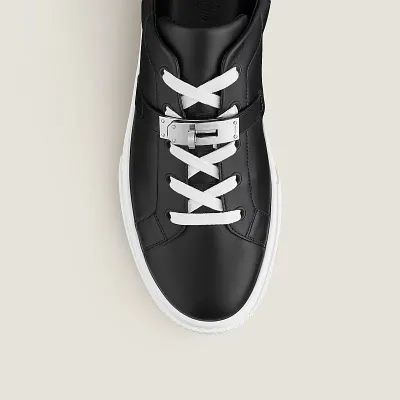 HERMES Day Sneakers Black Sports Shoes