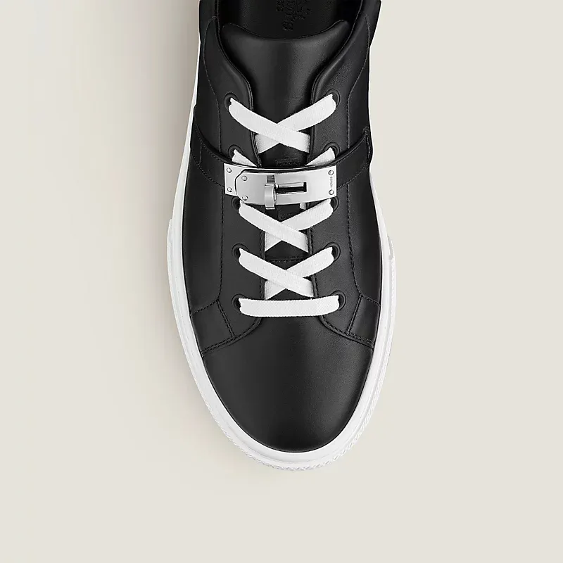 HERMES Day Sneakers Black Sports Shoes