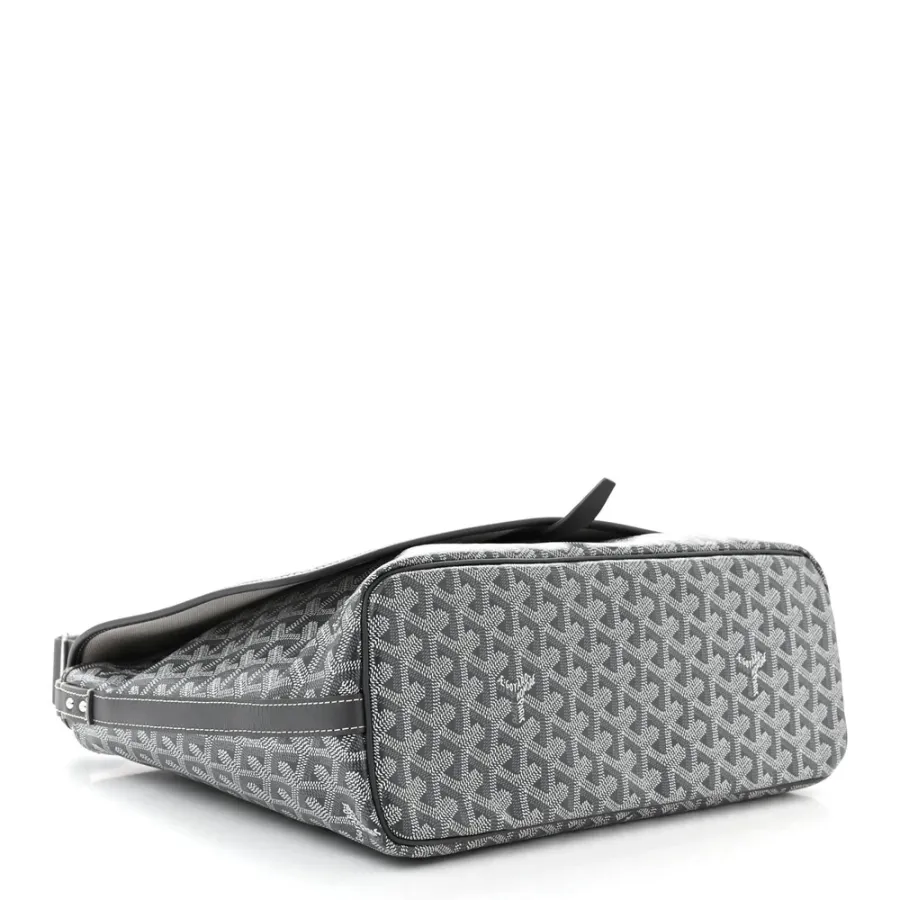 Goyard Medium Capetien Messenger Bag Grey Goyardine Canvas