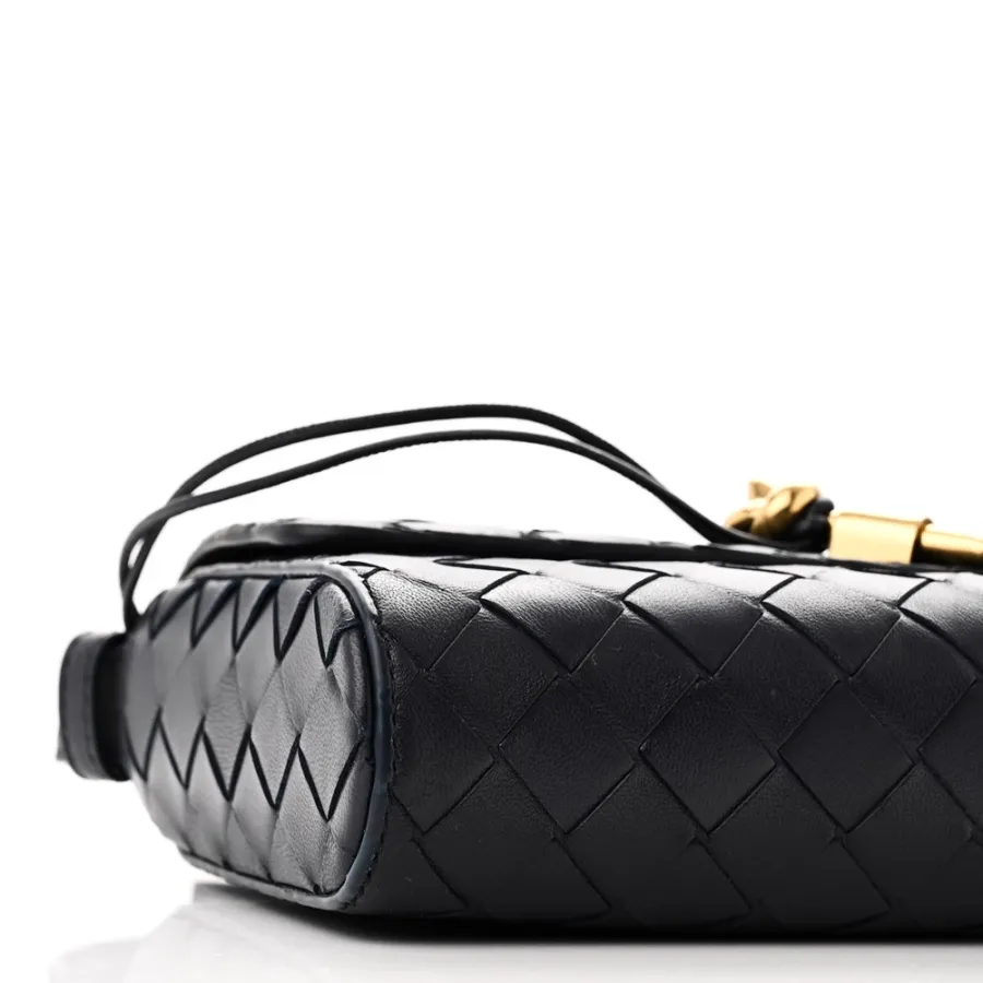 Bottega Veneta Medium Intrecciato Andiamo Shoulder Bag Space Nappa Leather Gold Hardware