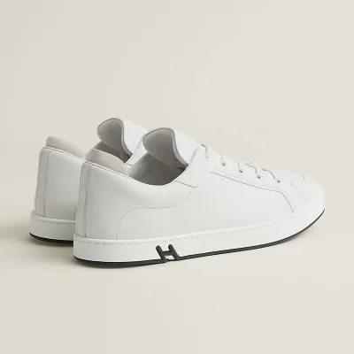 HERMES Kid Sneakers White Sports Shoes