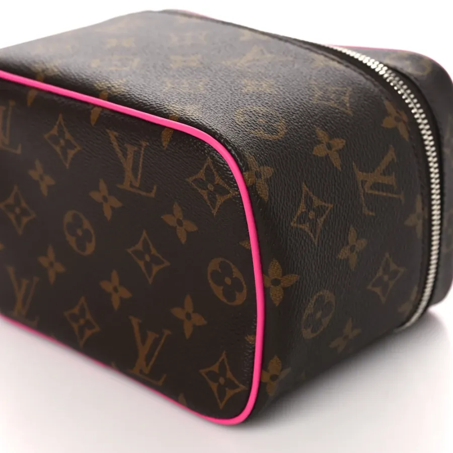 Louis Vuitton Nice BB Fuchsia Monogram Macassar Canvas