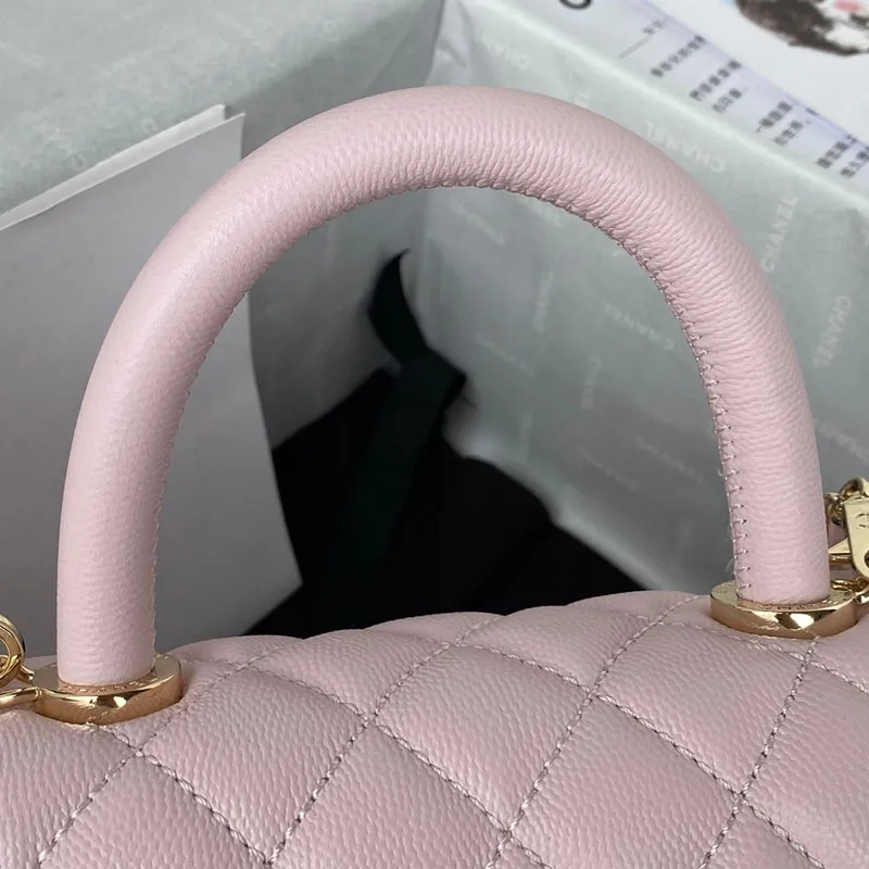 Chanel Coco Handle Light Pink  / White / Khaki / Orange 23cm Top-Handle Bags Crossbody Bags