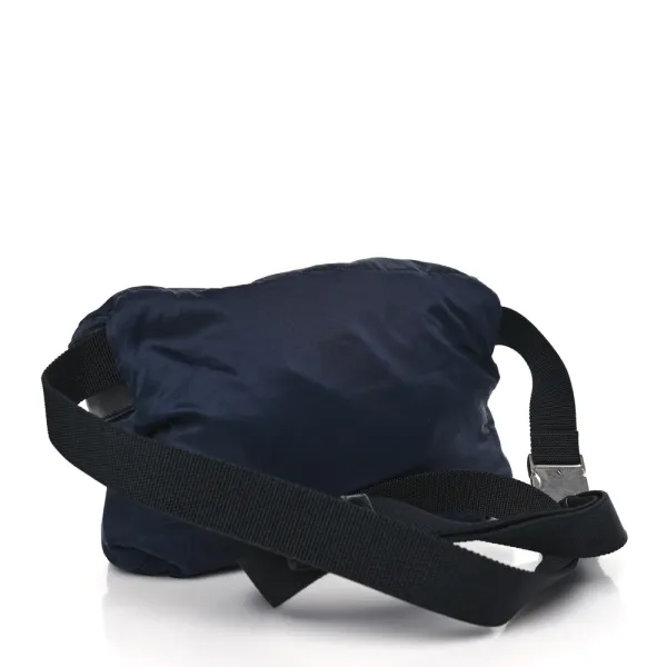 Saint Laurent Small Fold-Up Backpack Belt Bag Navy Nylon City - Image 5