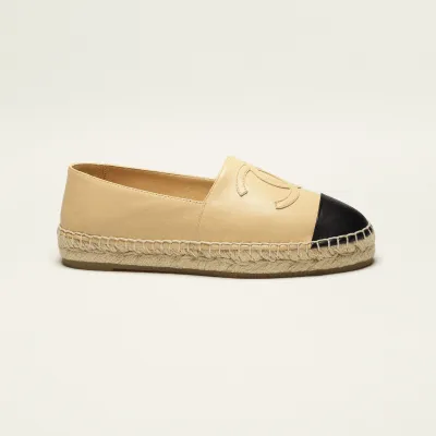 Chanel Beige and black Espadrilles
