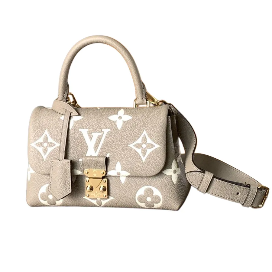 Louis Vuitton Madeleine Creme Beige/Khaki White/Black With Gold Hardware