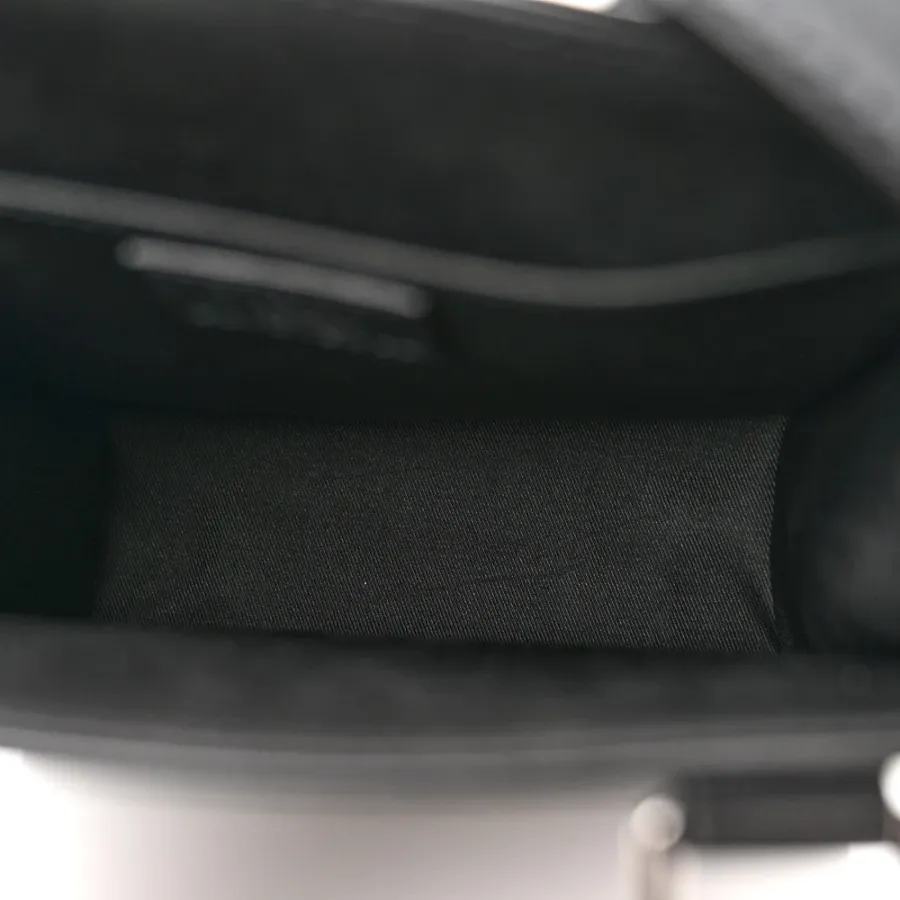 Louis Vuitton Mini Sac Plat Monogram Eclipse Canvas Silver Hardware