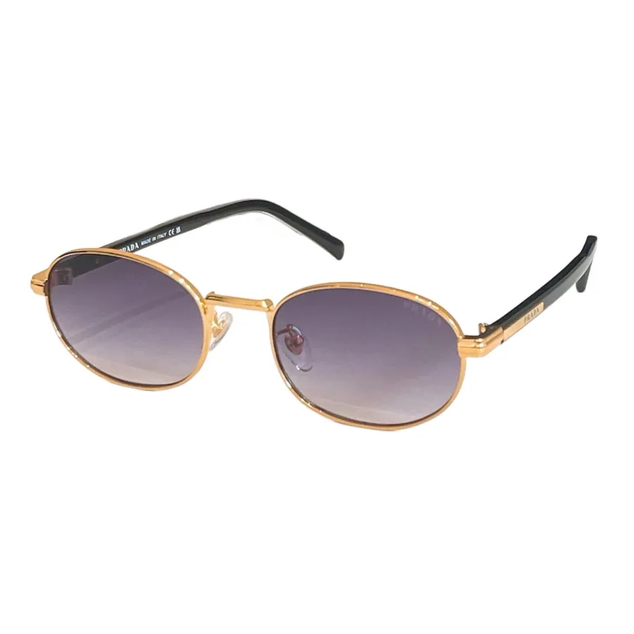 Prada Oval glasses maroon/black gold/purple black/black/leopard brown/blue silver/silver/gold color Size 52口21-145