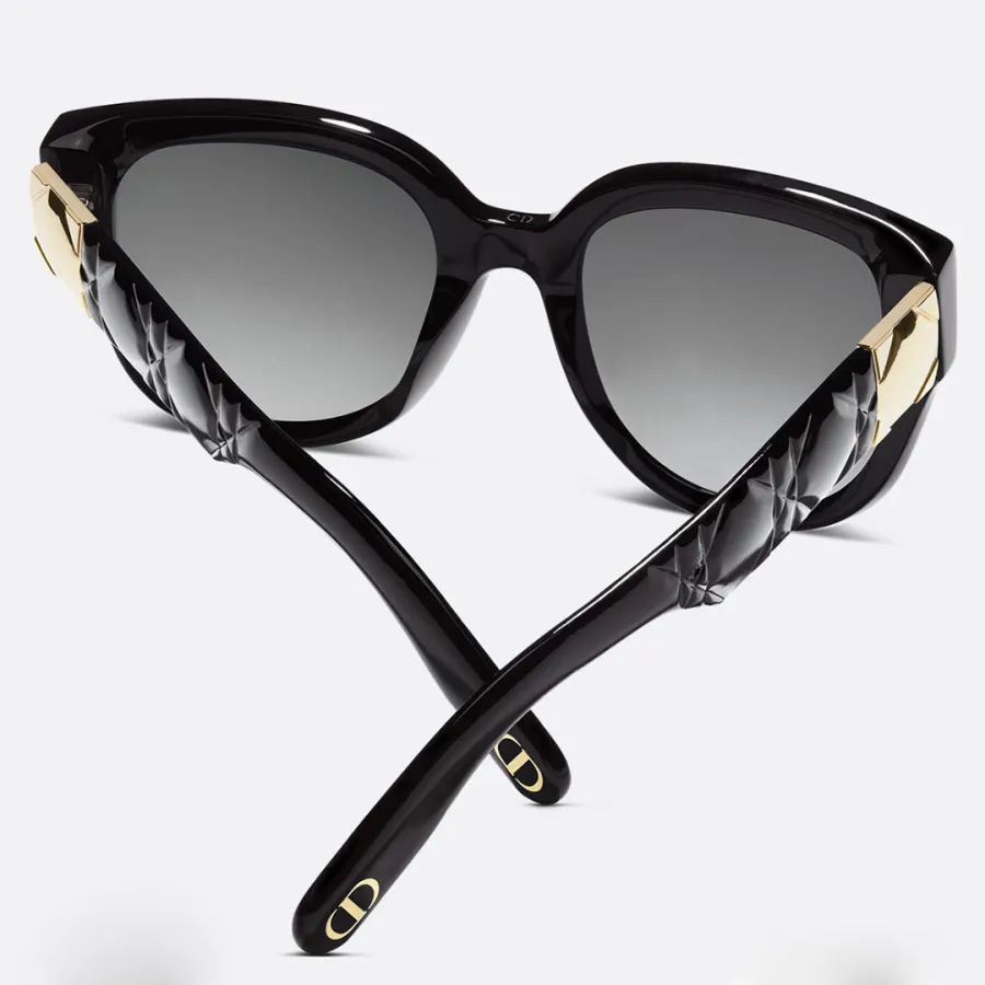 DIOR square frame glasses black/white color Size 62-14-140