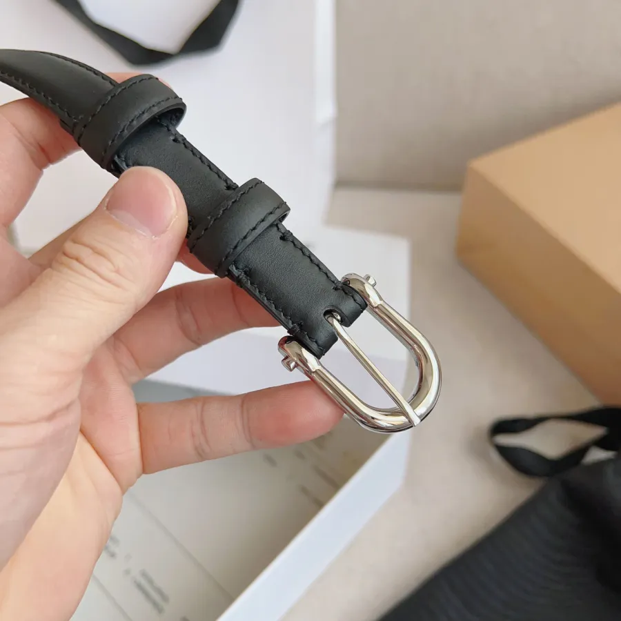 Celine Western Belt In Black/Brown/White Calfskin With Gold Hardware 18mm