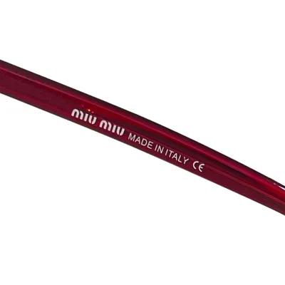 Miu Miu Cat Eye glasses red/brown/leopard/black color Size 55口18-147