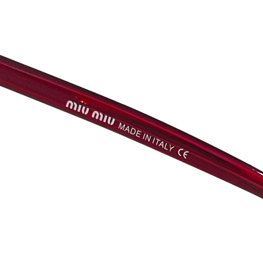 Miu Miu Cat Eye glasses red/brown/leopard/black color Size 55口18-147