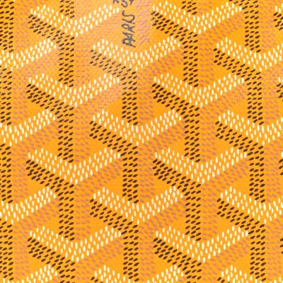 Goyard Reversible Mini Anjou Tote Yellow Goyardine Canvas