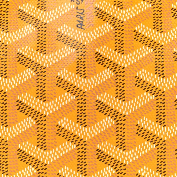 Goyard Reversible Mini Anjou Tote Yellow Goyardine Canvas - Image 8