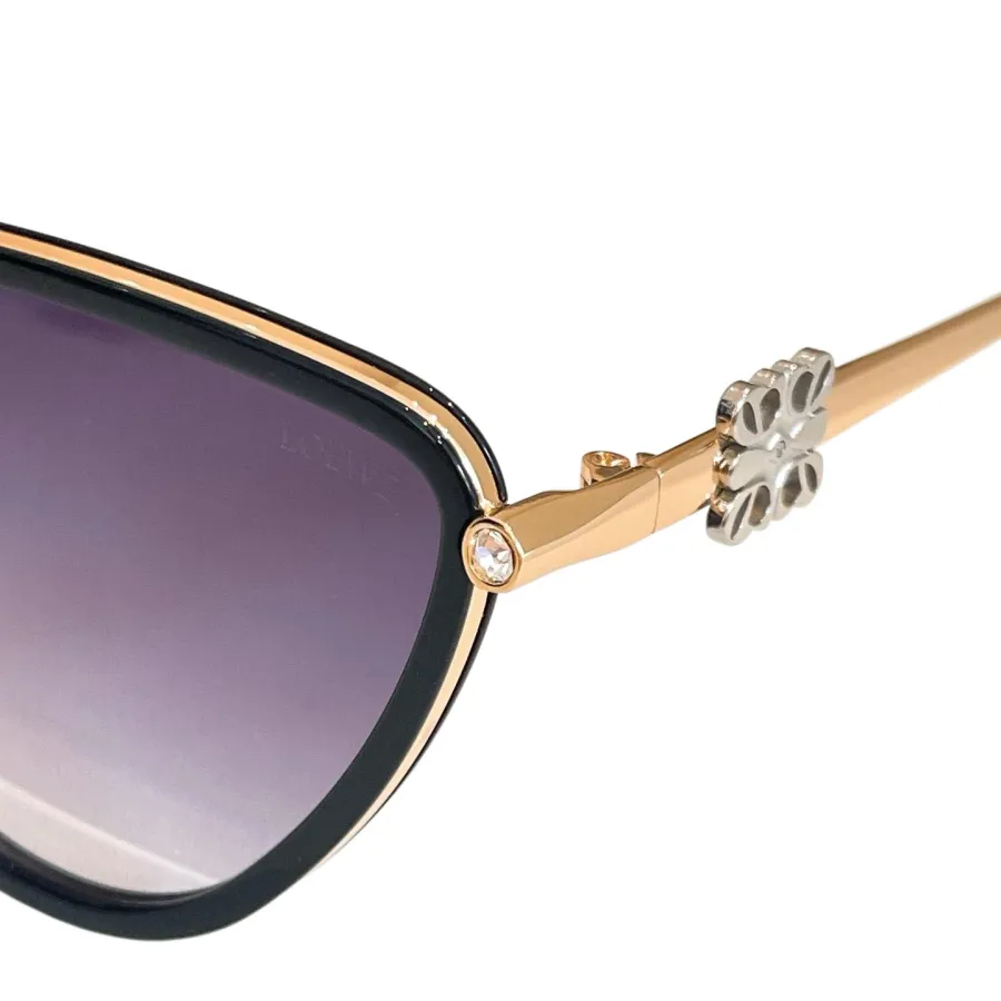 Loewe glasses eggplant/coral/blue/white/leopard color Size 57口19-142