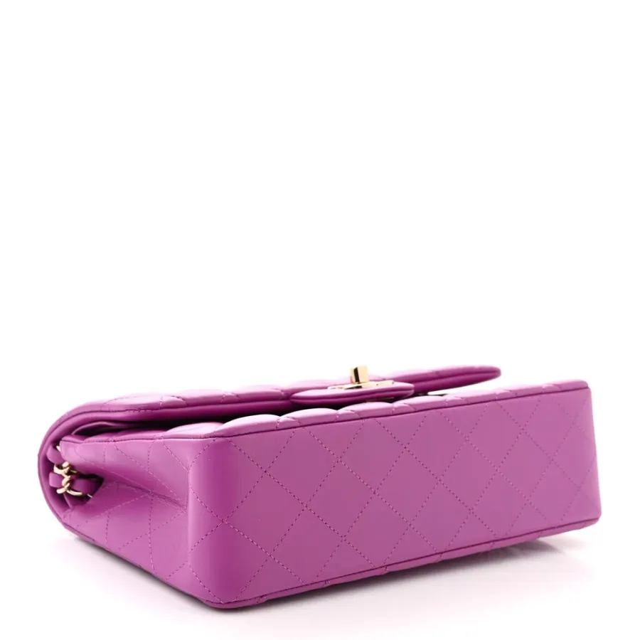 Chanel Double Flap Bag | Luxury Purple Handbag