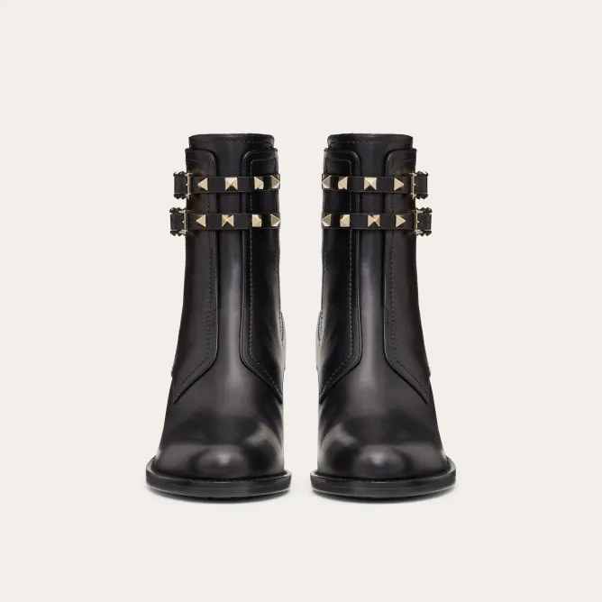 VALENTINO ROCKSTUD Calf rivet ankle boots (heel height 7cm)