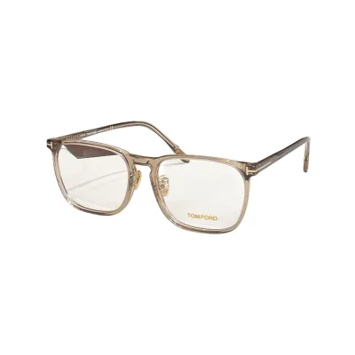 Tom Ford square frame glasses black gold/leopard/tawny/grey/blue/green color transparent lens Size 57口19-145