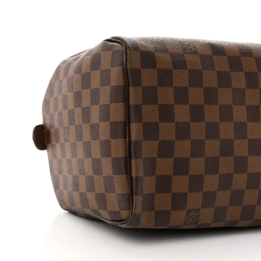 Louis Vuitton Speedy 30 Damier Ebene Canvas Gold Hardware