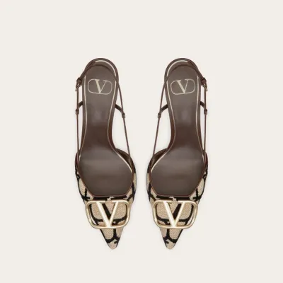 VALENTINO V-logo strappy heels (8cm high heel)