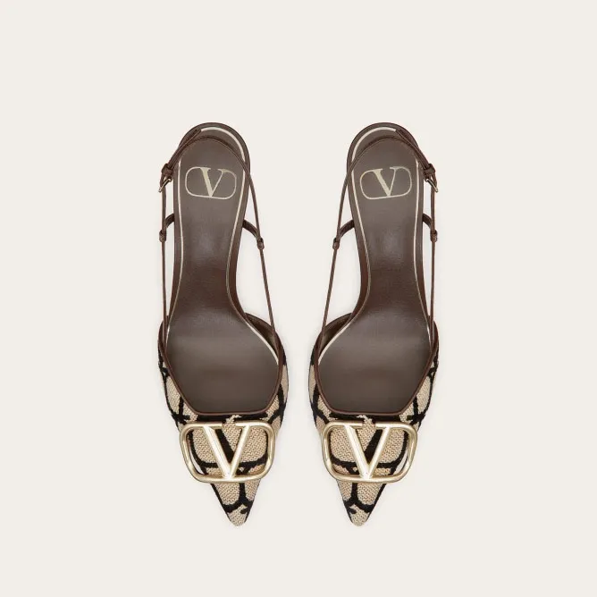 VALENTINO V-logo strappy heels (8cm high heel)