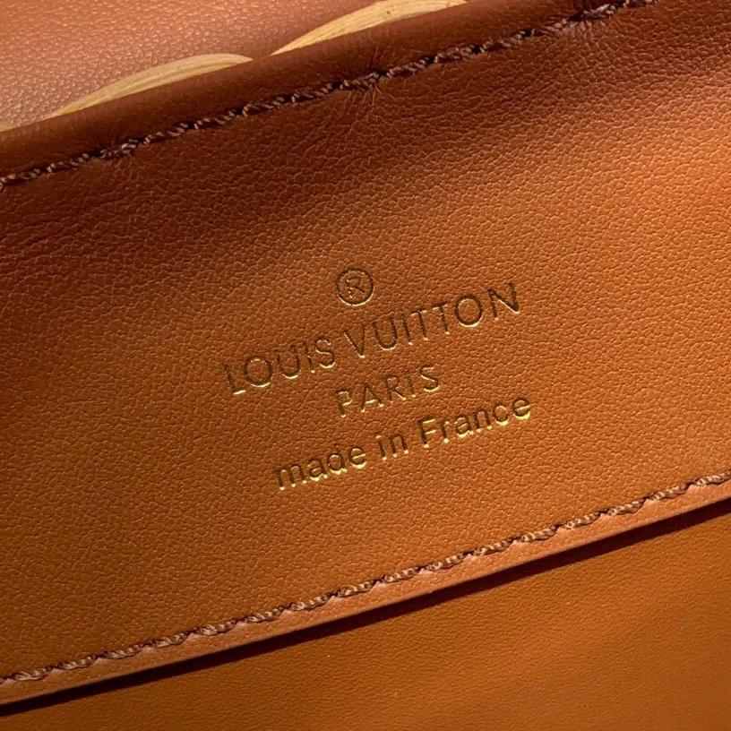 Louis Vuitton Capucines BB Rattan And Brown/Orange Handle Bag