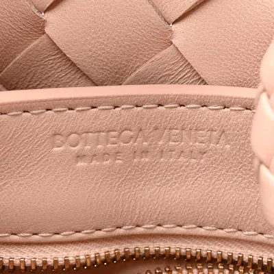 Bottega Veneta Small Intrecciato Andiamo Shoulder Bag Nude Nappa Leather