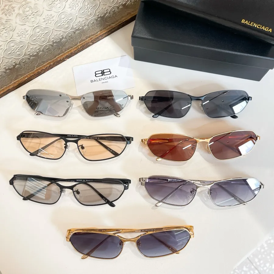 Balenciaga glasses grey black/tawny black/black/rust/silver/purple silver/purple gold color Size 66口17-135