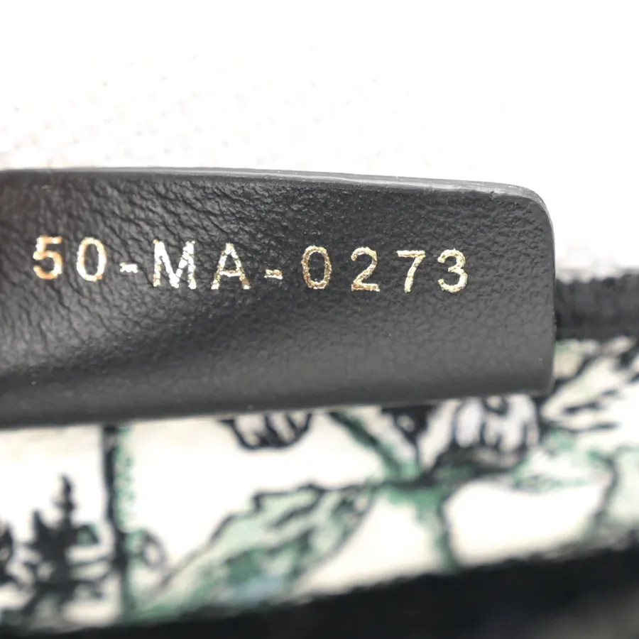 Dior Medium Flowers Book Tote Blue Multicolor Embroidered Canvas