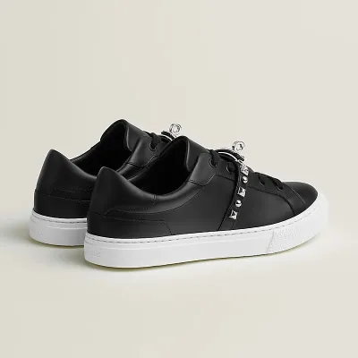 HERMES Day Sneakers Black Sports Shoes