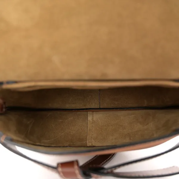 Loewe Gate Crossbody Bag Mini Caramel Pecan Grained Calfskin Leather - Image 7